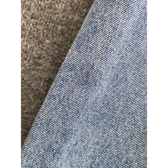 Stonewash Blue Denim Jeans High Waist Straight Leg 5 Pocket Tall Women NO TAG S - Picture 14 of 14